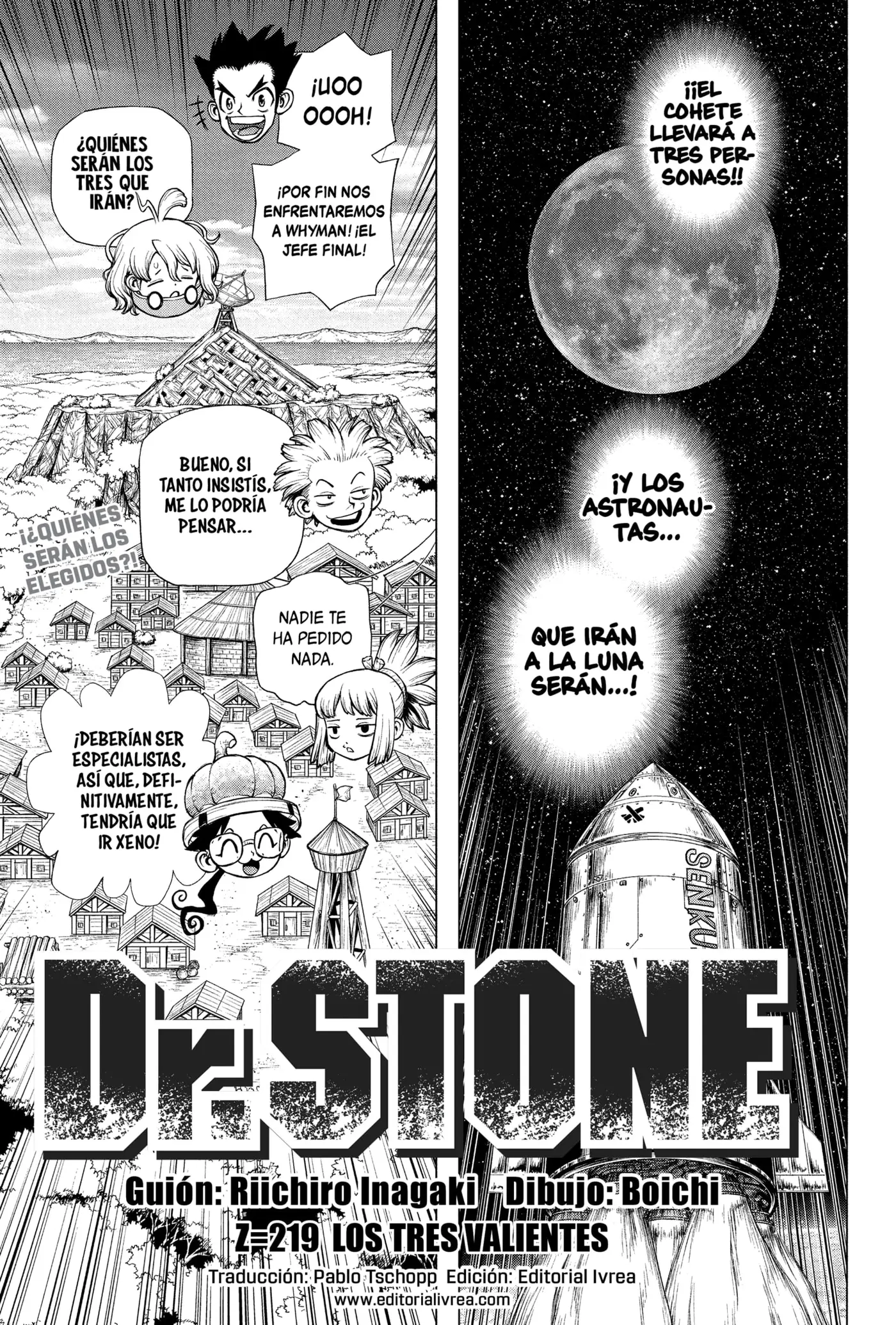 Dr. Stone capítulo 219, página 1