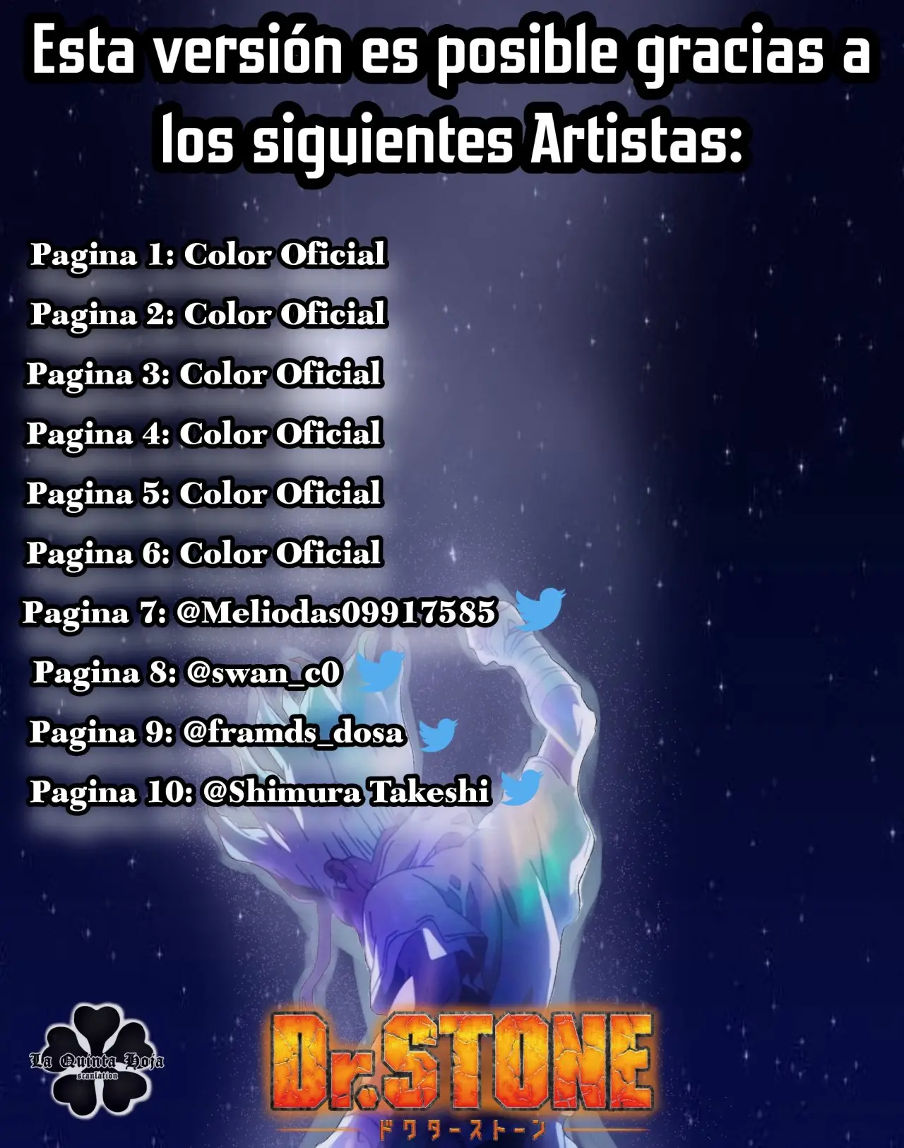 Dr. Stone capítulo 232.1, página 2