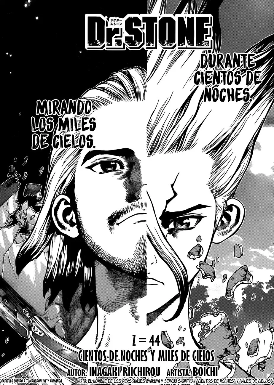 Dr. Stone capítulo 44, página 1