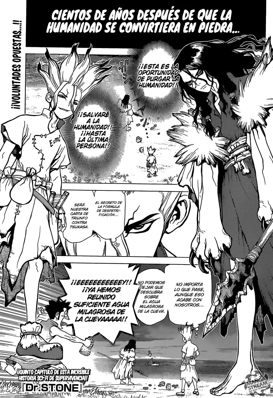 Dr. Stone capítulo 5, página 1