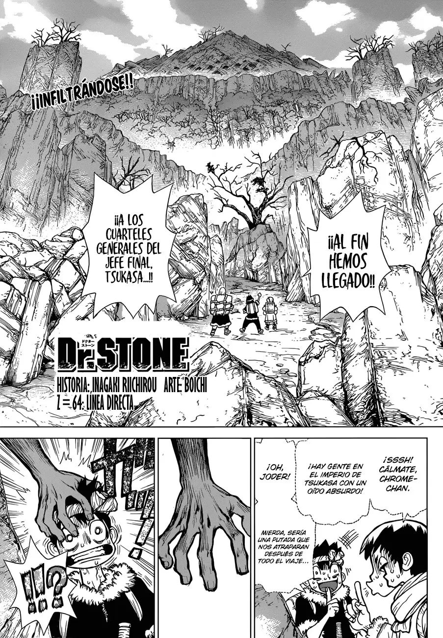 Dr. Stone capítulo 64, página 1