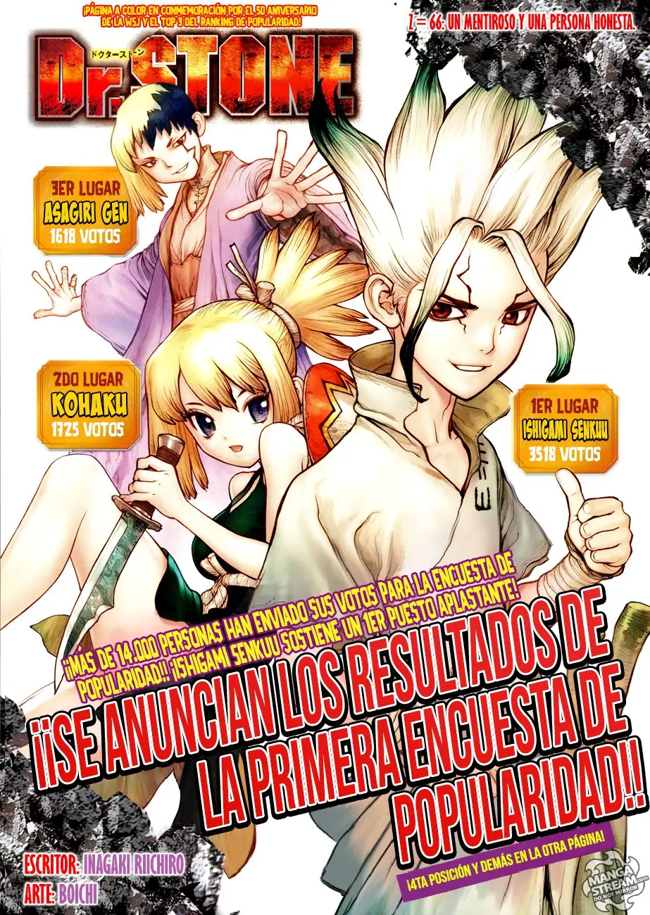 Dr. Stone capítulo 66, página 1