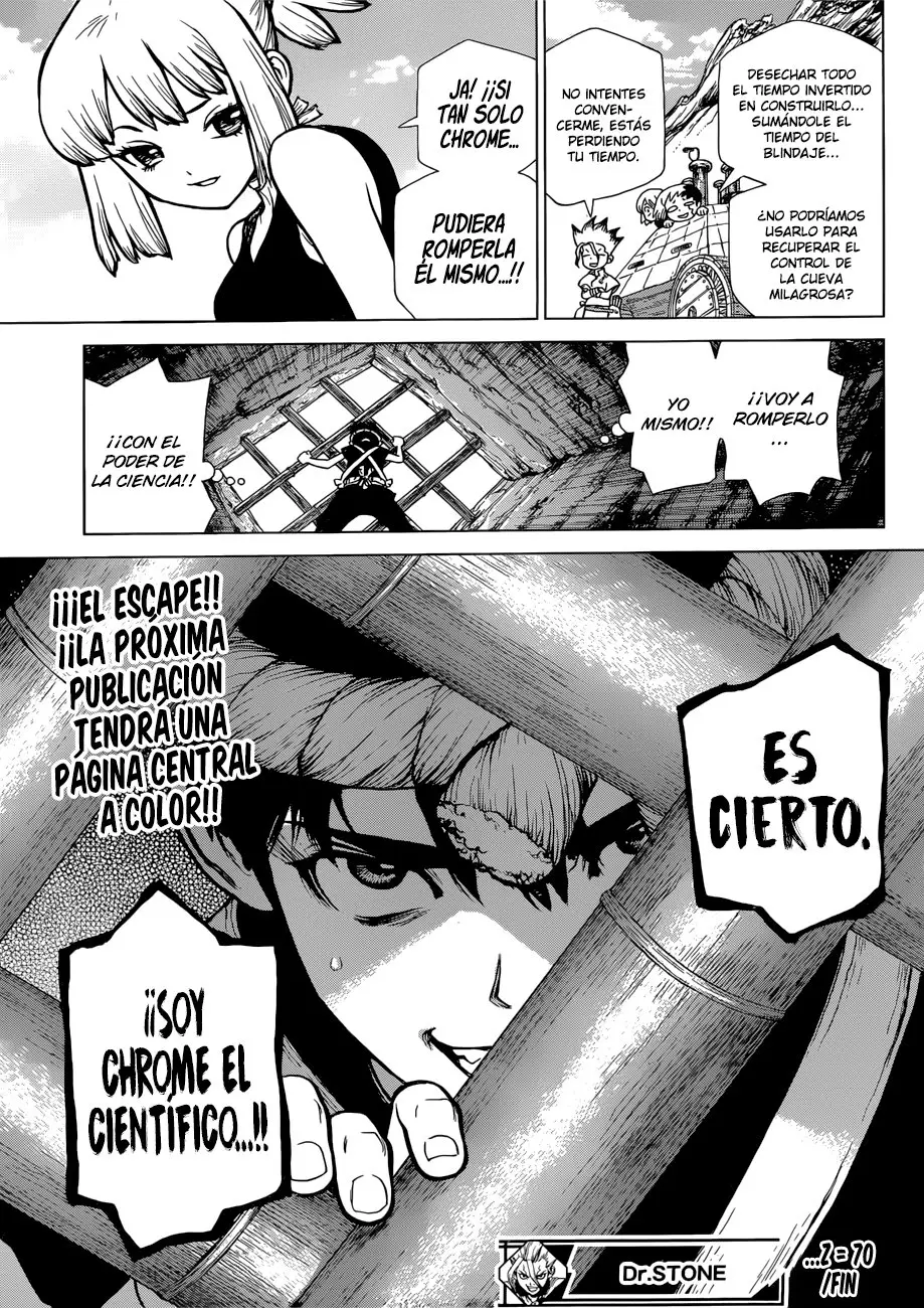 Dr. Stone capítulo 70, página 18