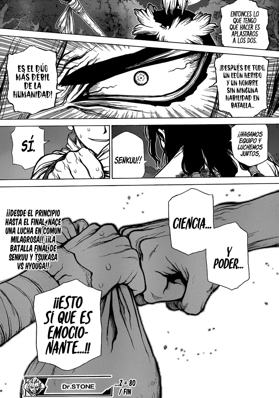 Dr. Stone capítulo 80, página 18