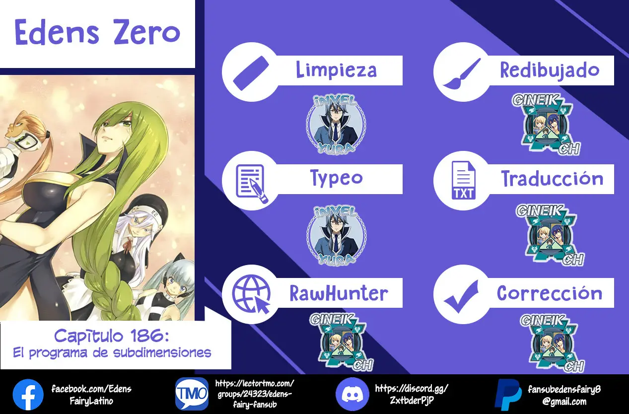 Edens Zero capítulo 186, página 1