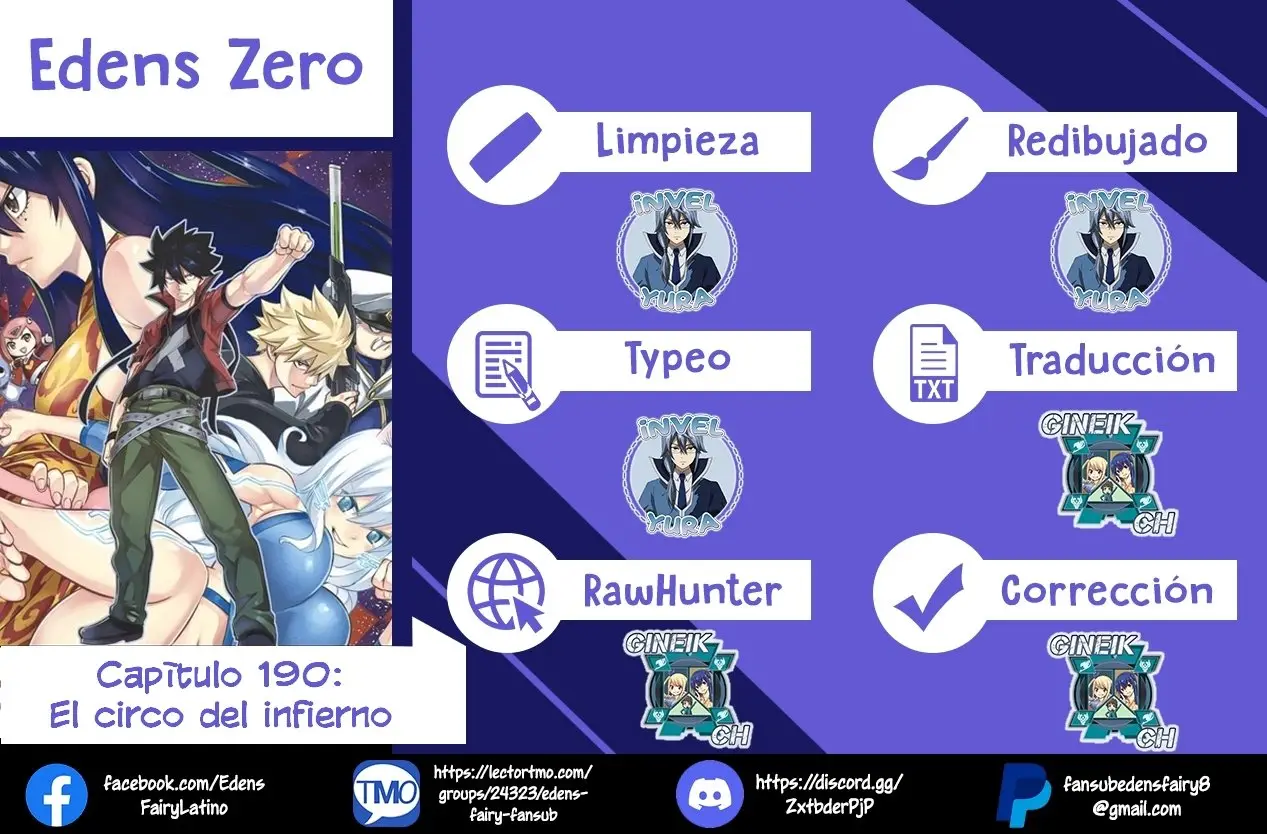 Edens Zero capítulo 190, página 1