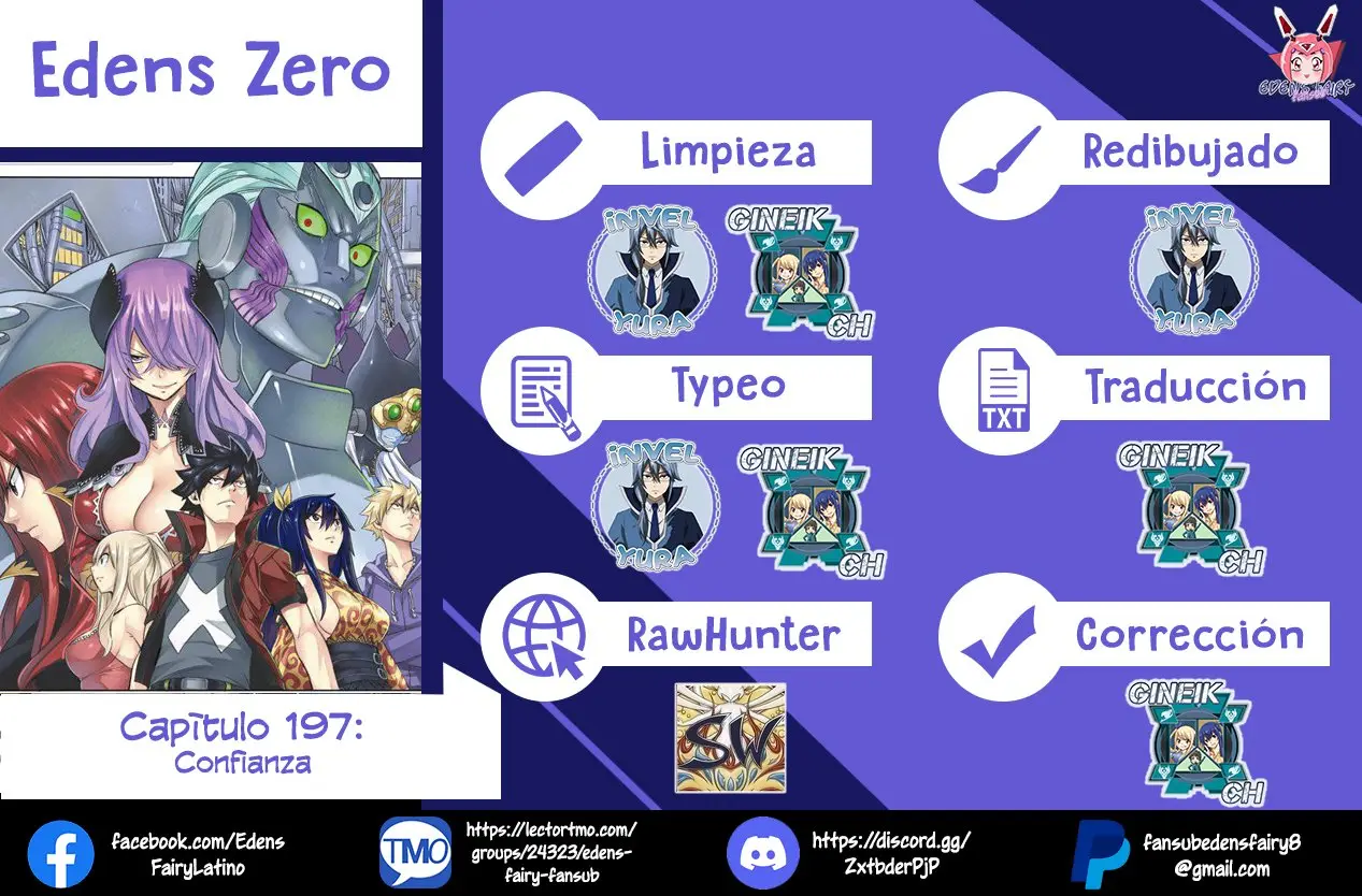 Edens Zero capítulo 197, página 1