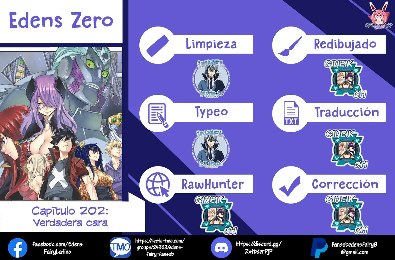 Edens Zero capítulo 202, página 1