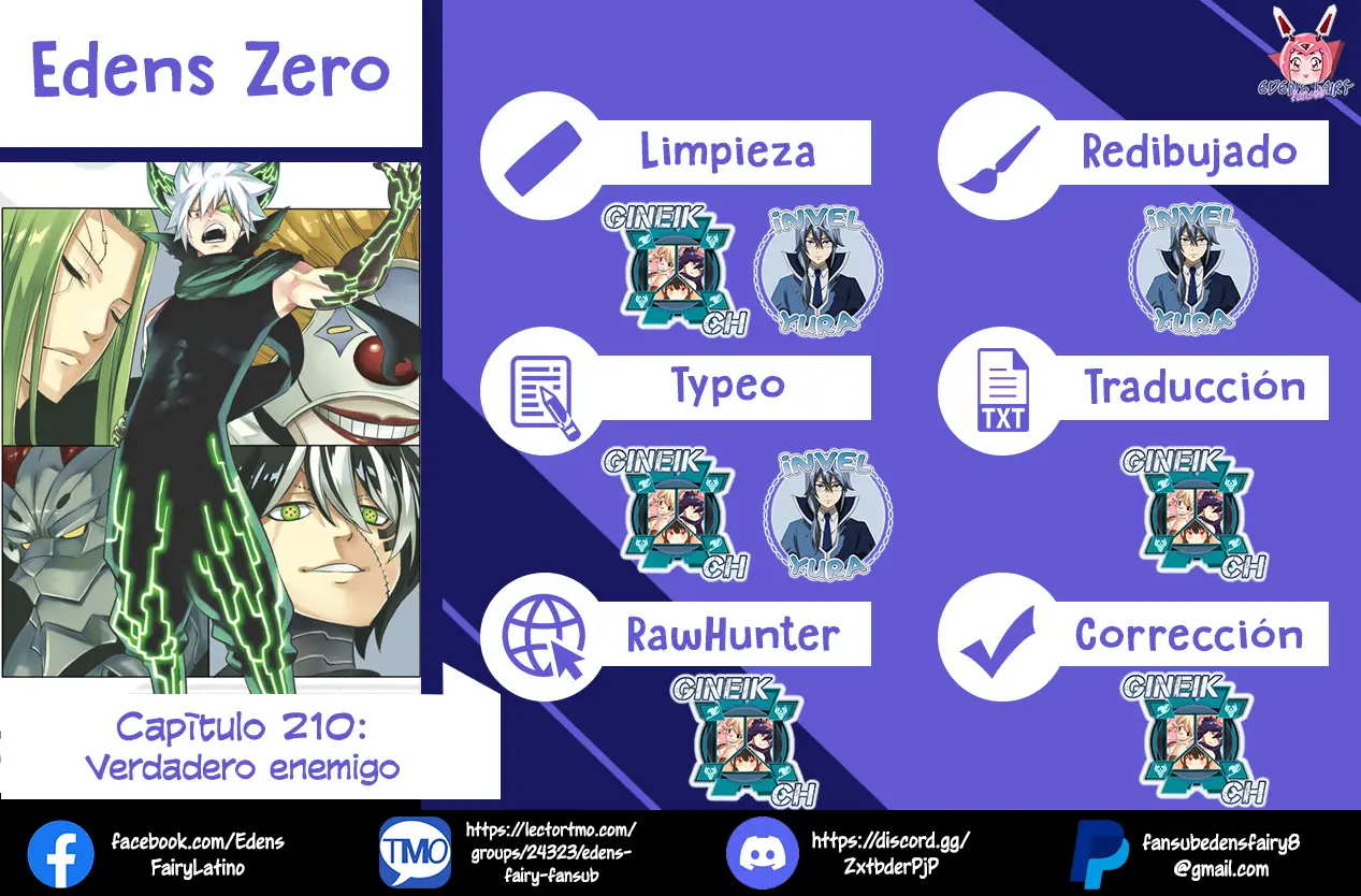Edens Zero capítulo 210, página 1