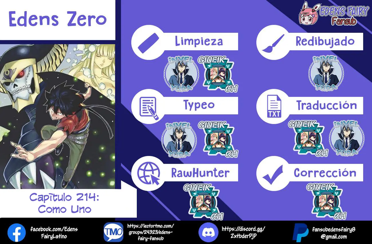 Edens Zero capítulo 214, página 1