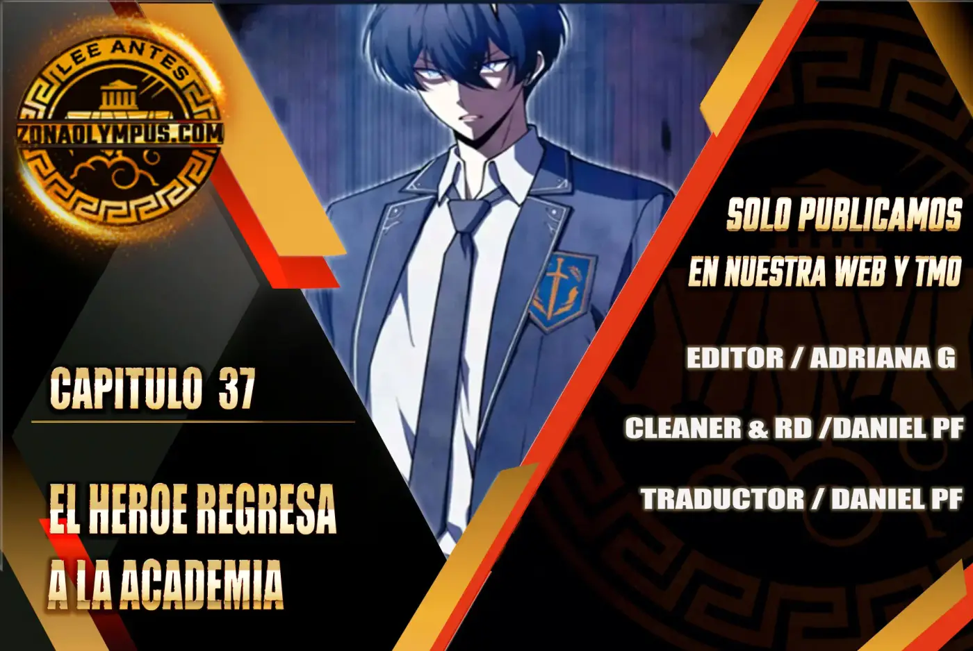 El Héroe Regresa a la Academia capítulo 37, página 1