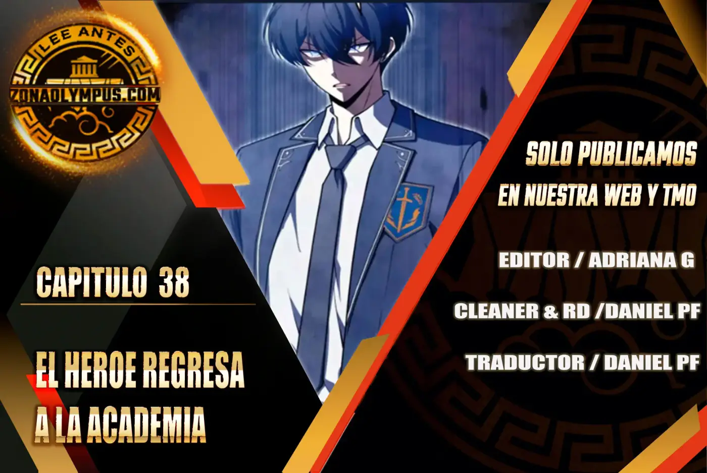 El Héroe Regresa a la Academia capítulo 38, página 1