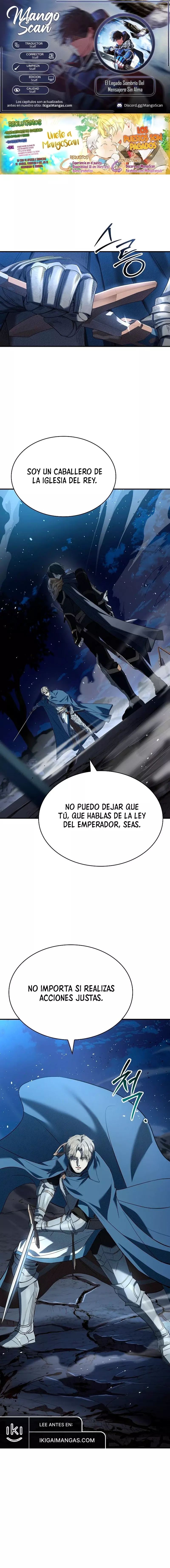 El Legado Sombrio Del Mensajero Sin Alma capítulo 5, página 1
