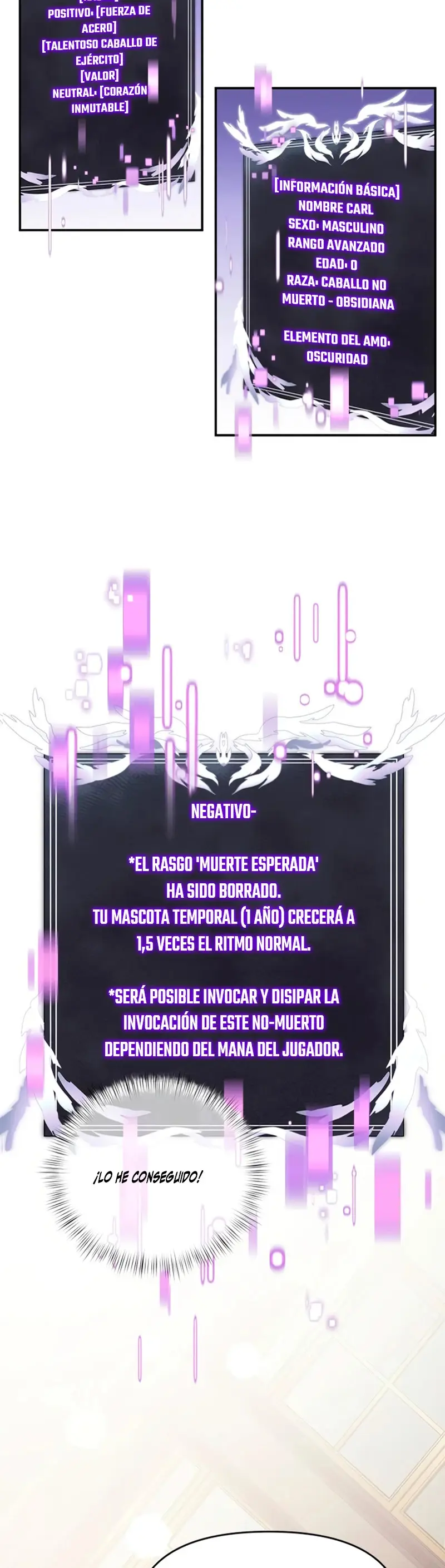 El prodigioso caballero oscuro con tiempo limitado capítulo 10, página 50