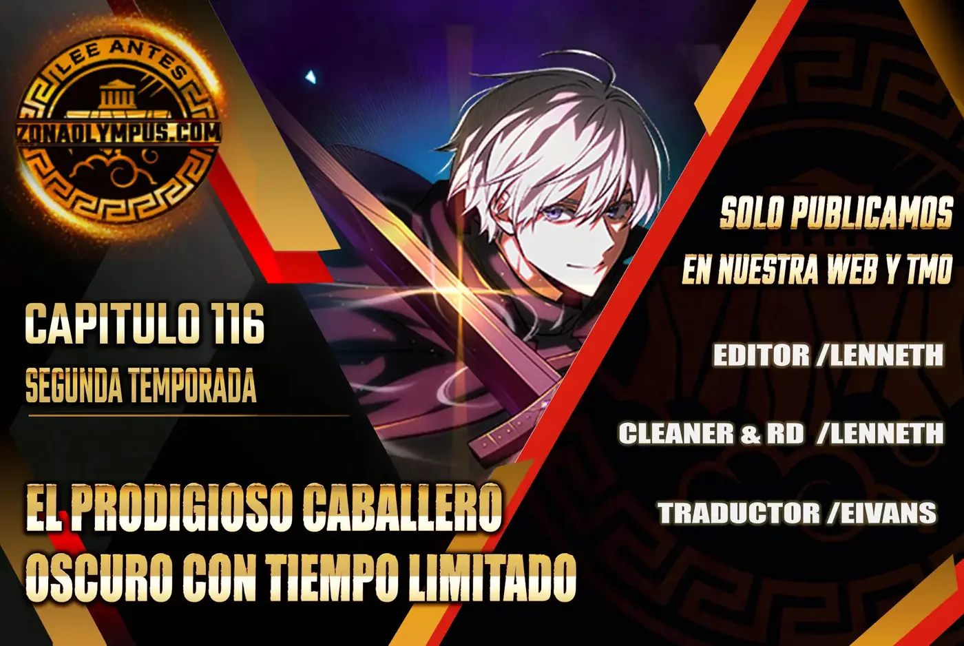 El prodigioso caballero oscuro con tiempo limitado capítulo 116, página 1