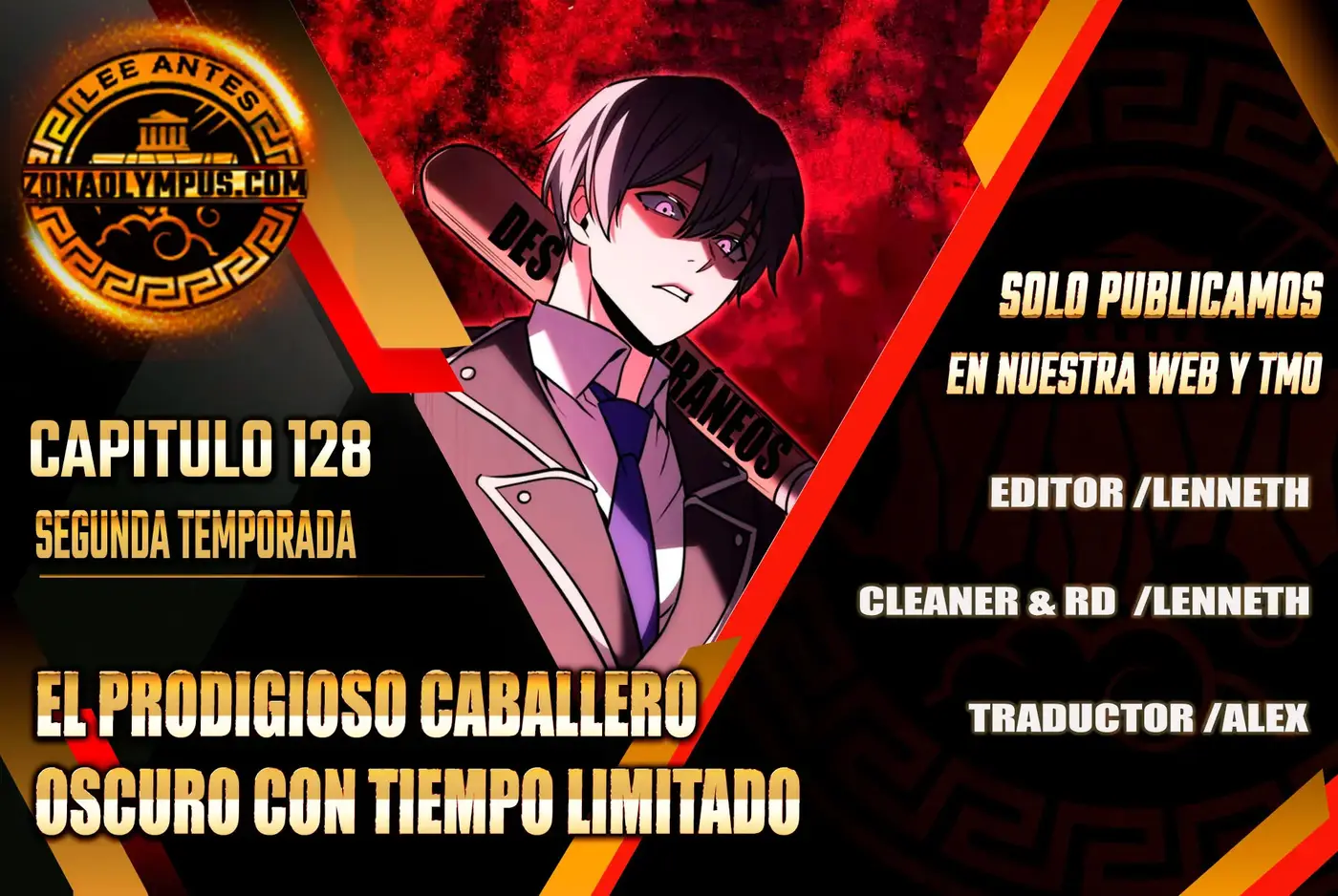 El prodigioso caballero oscuro con tiempo limitado capítulo 128, página 1