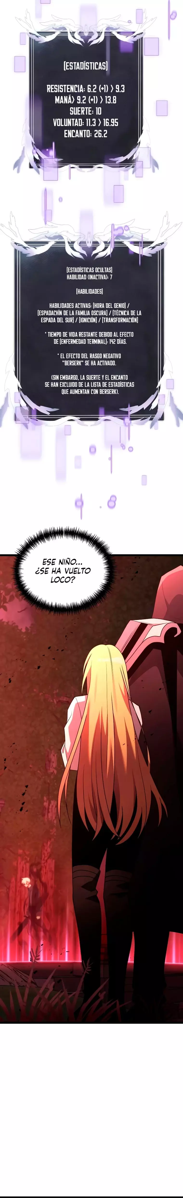 El prodigioso caballero oscuro con tiempo limitado capítulo 45, página 4