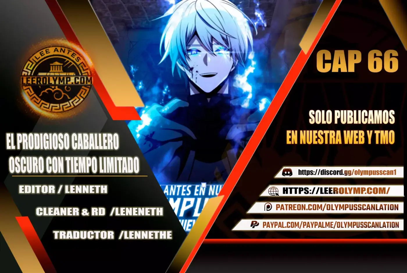 El prodigioso caballero oscuro con tiempo limitado capítulo 66, página 1