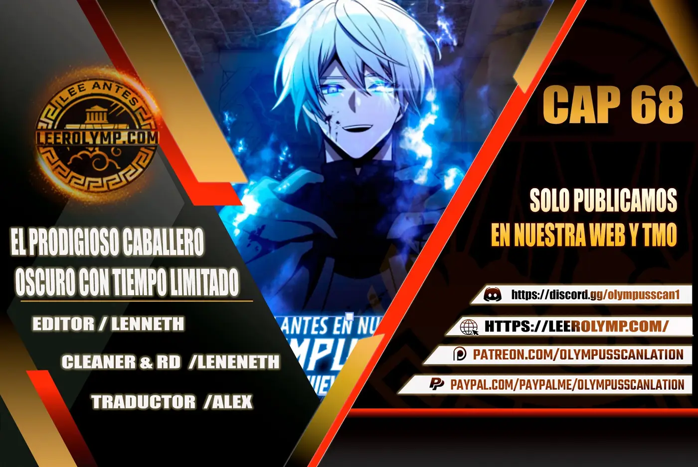El prodigioso caballero oscuro con tiempo limitado capítulo 68, página 1