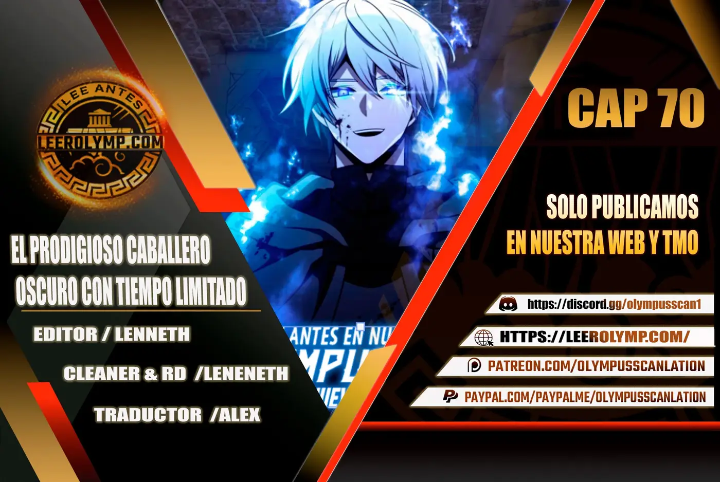 El prodigioso caballero oscuro con tiempo limitado capítulo 70, página 1