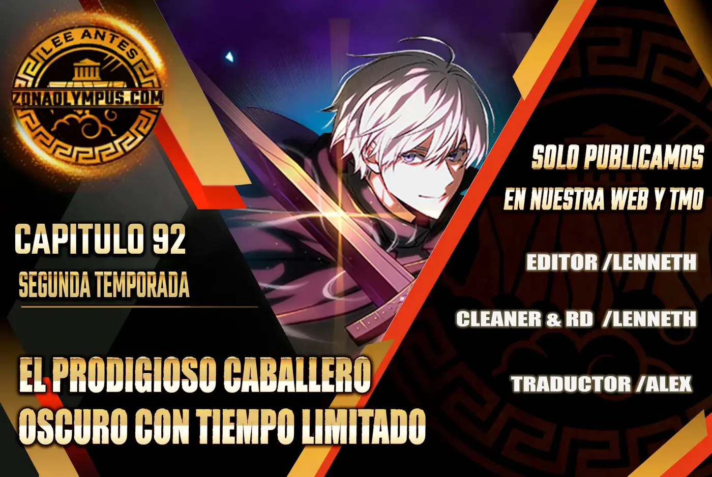 El prodigioso caballero oscuro con tiempo limitado capítulo 92, página 2