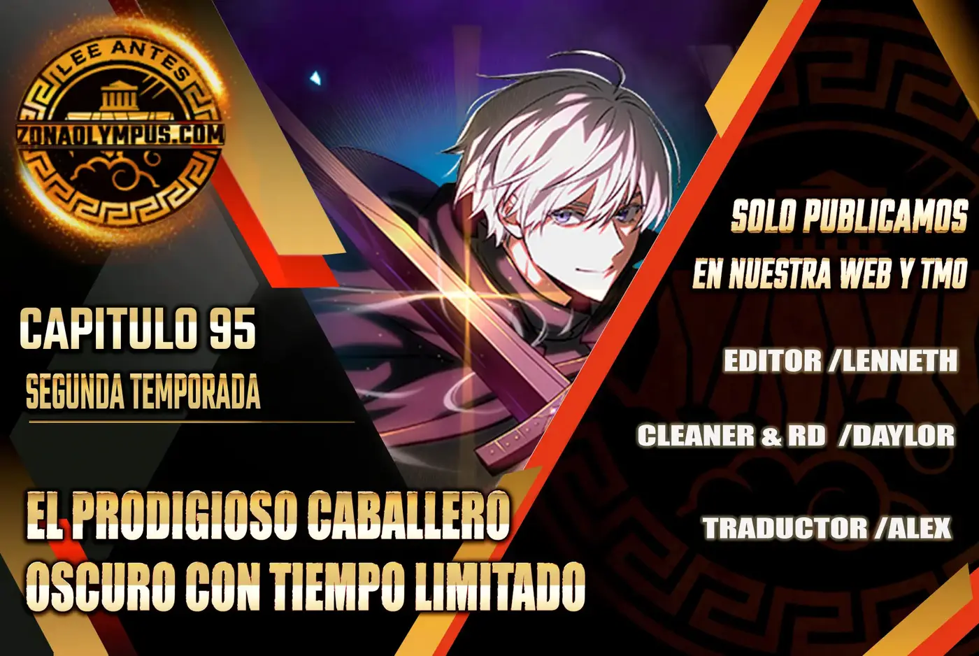 El prodigioso caballero oscuro con tiempo limitado capítulo 95, página 2