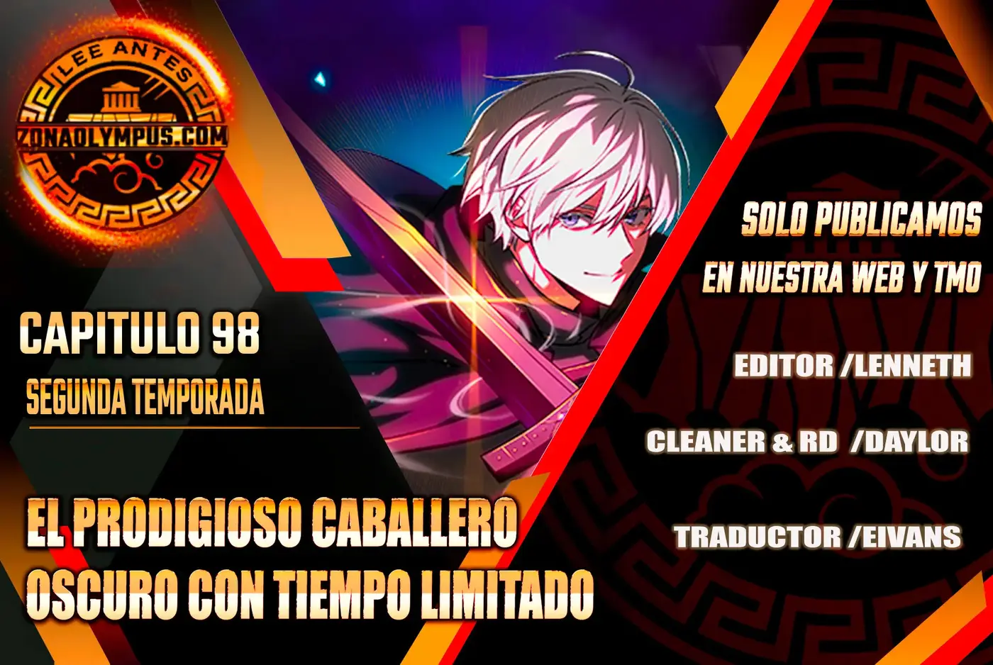 El prodigioso caballero oscuro con tiempo limitado capítulo 98, página 2