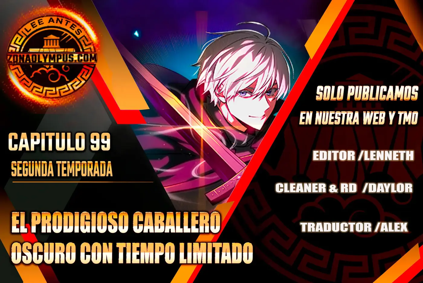 El prodigioso caballero oscuro con tiempo limitado capítulo 99, página 2