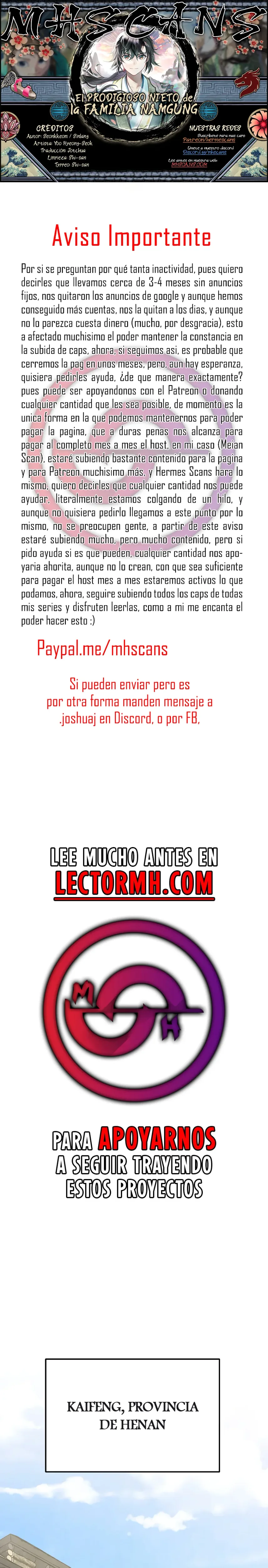 El Prodigioso Nieto de la Familia Namgung capítulo 56, página 1