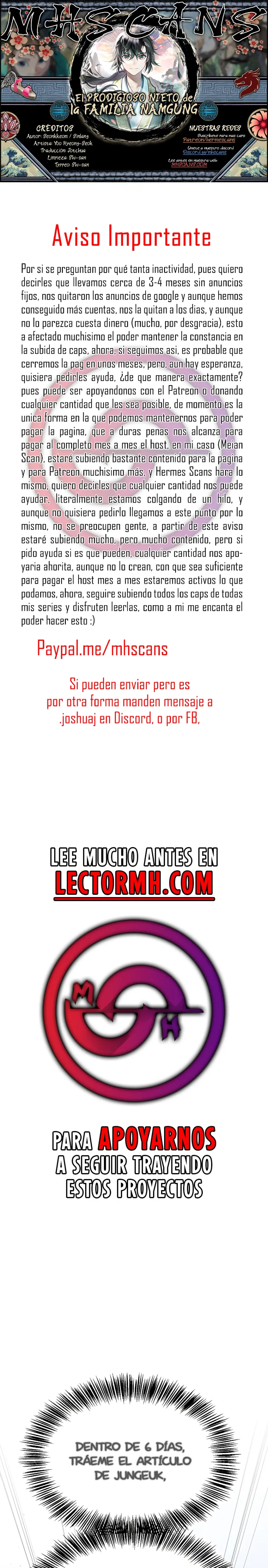 El Prodigioso Nieto de la Familia Namgung capítulo 57, página 1
