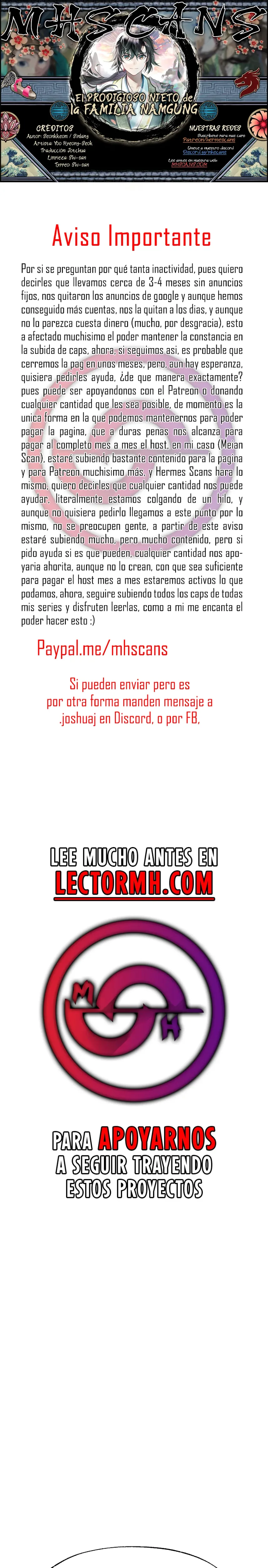 El Prodigioso Nieto de la Familia Namgung capítulo 58, página 1