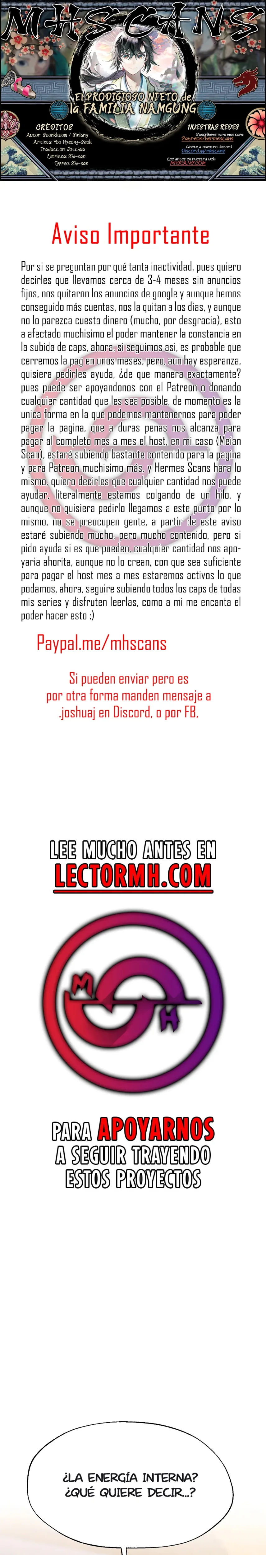 El Prodigioso Nieto de la Familia Namgung capítulo 62, página 1