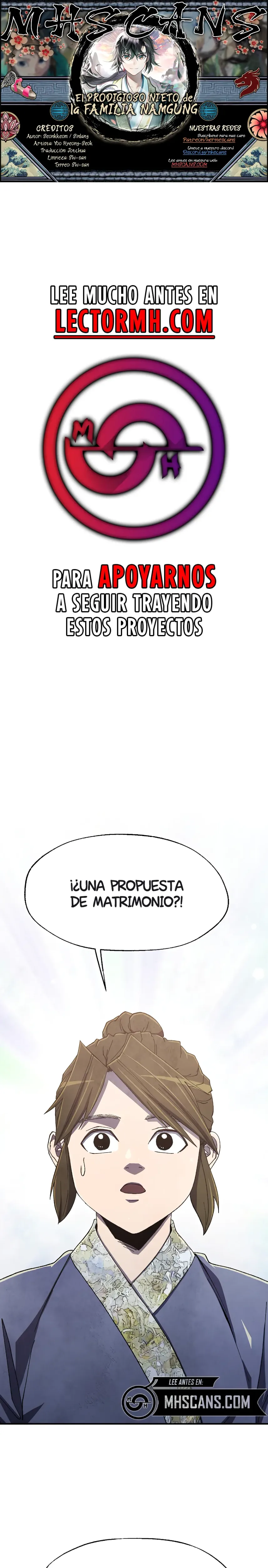 El Prodigioso Nieto de la Familia Namgung capítulo 72, página 1