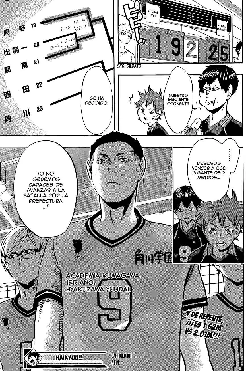 Haikyu!! capítulo 101, página 19