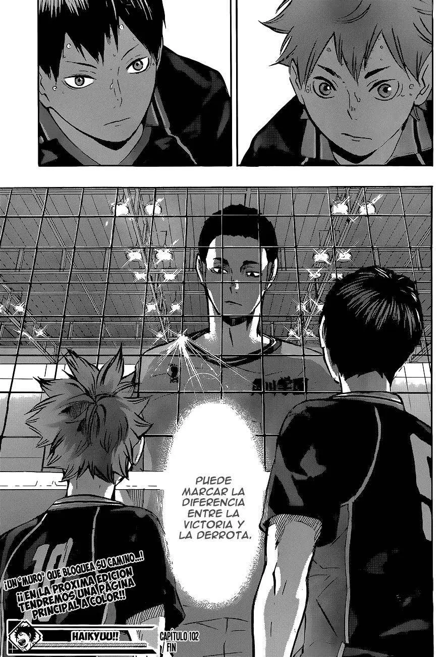 Haikyu!! capítulo 102, página 19