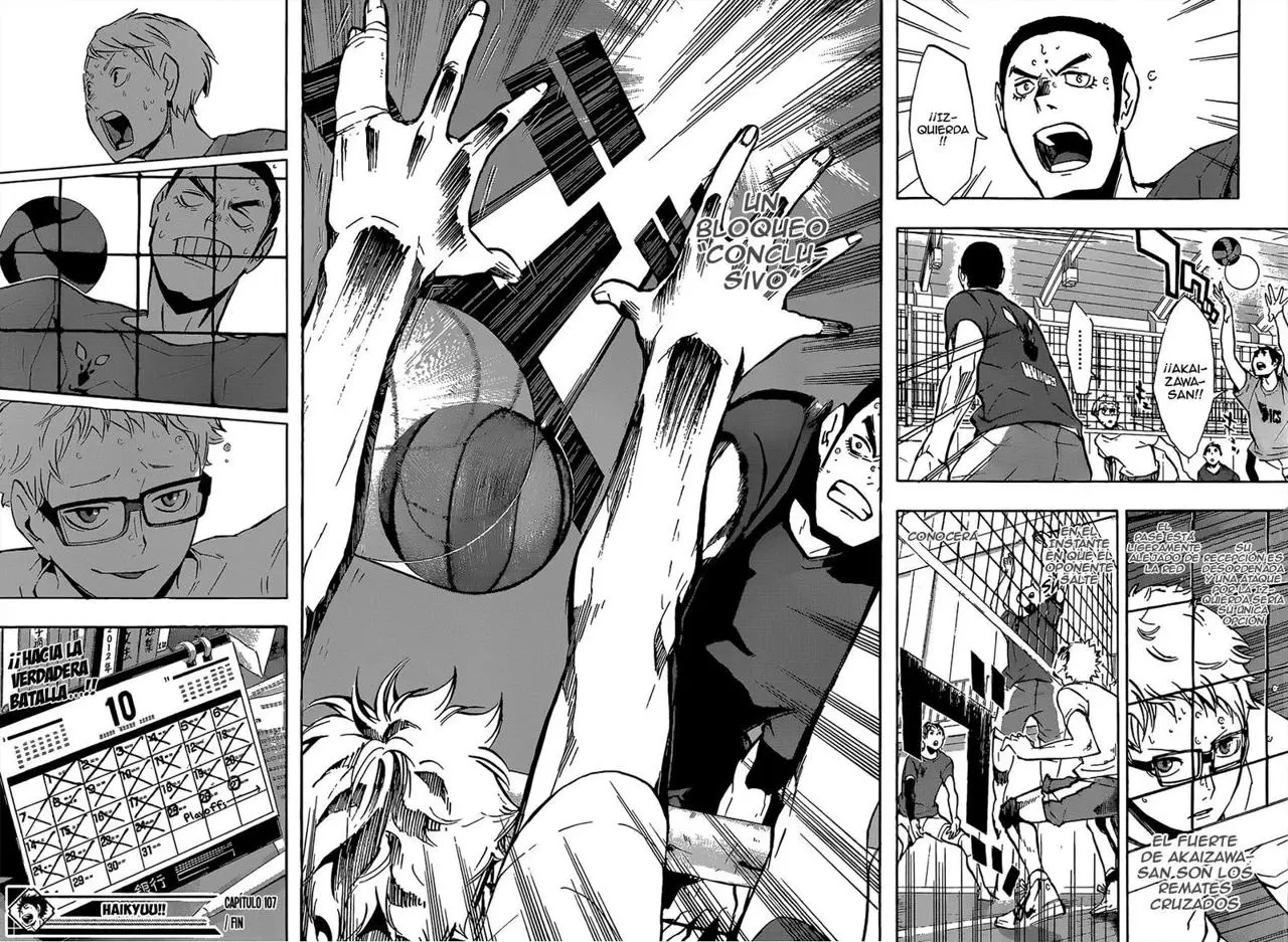 Haikyu!! capítulo 107, página 19