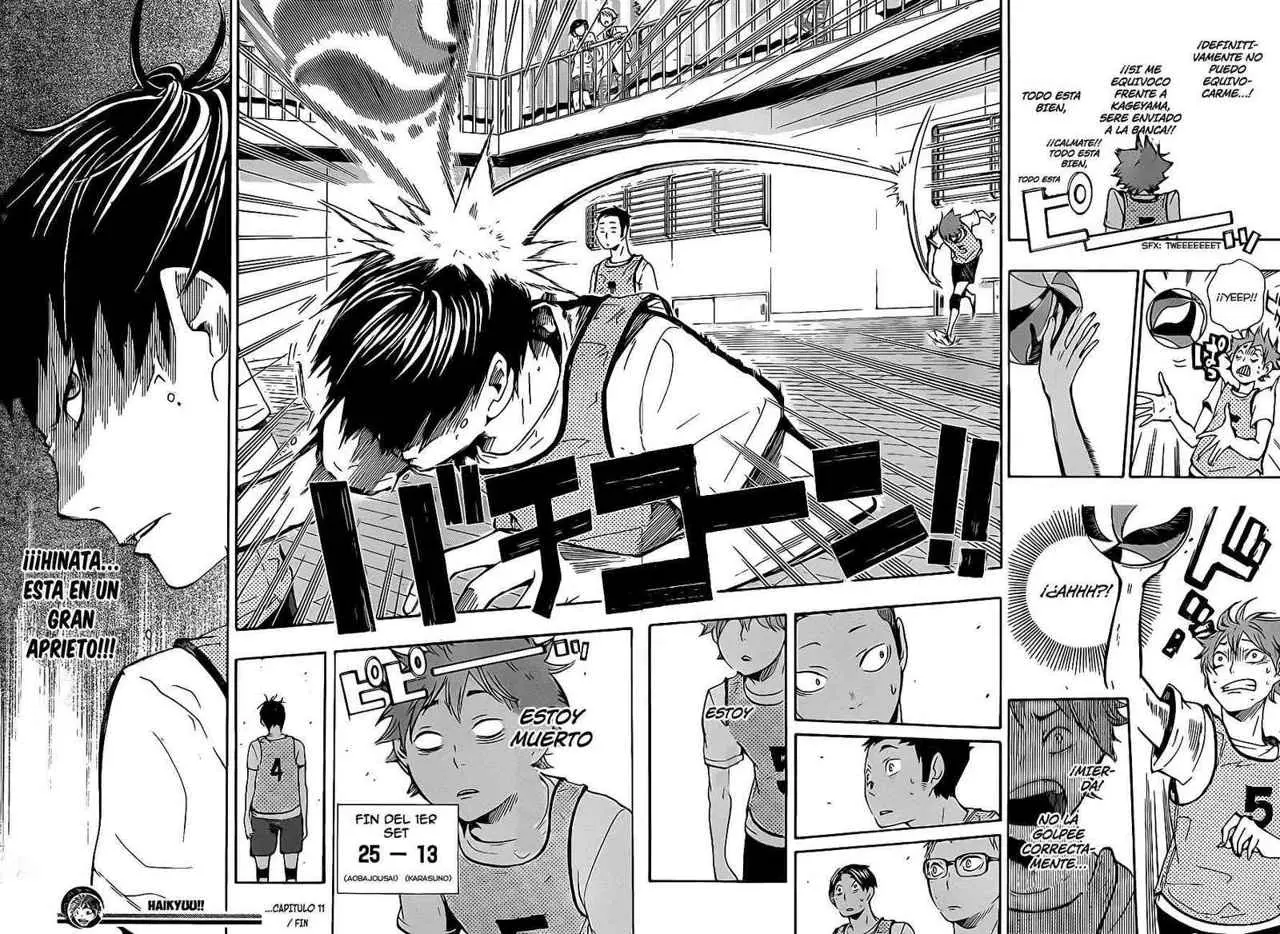 Haikyu!! capítulo 11, página 19