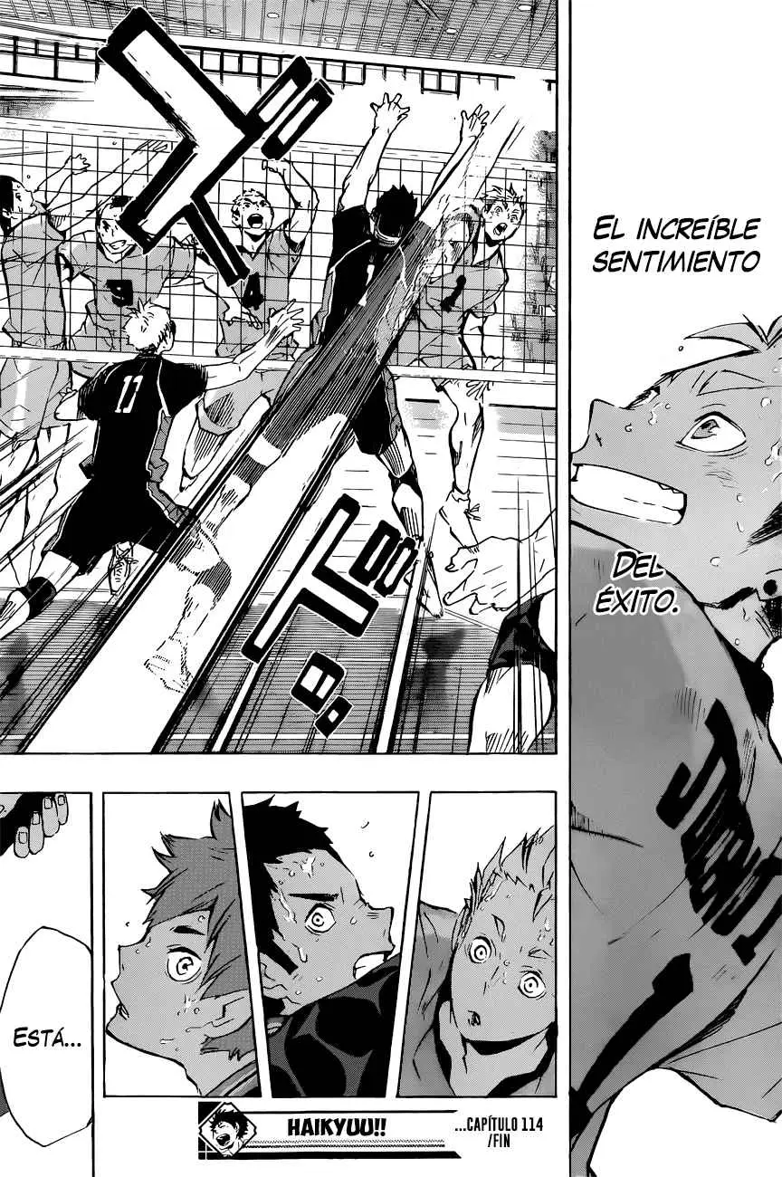 Haikyu!! capítulo 114, página 20