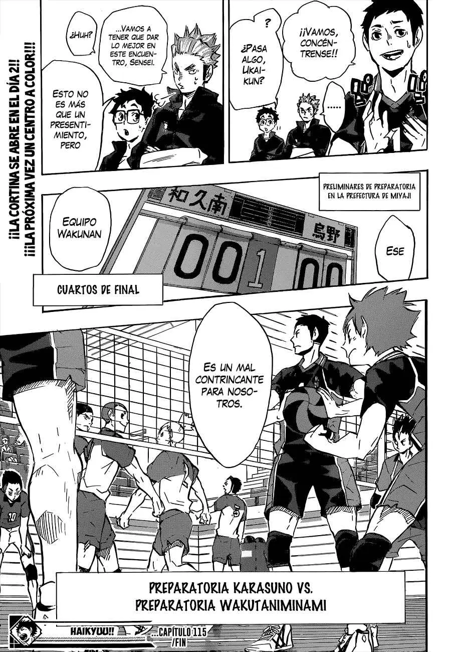 Haikyu!! capítulo 115, página 20