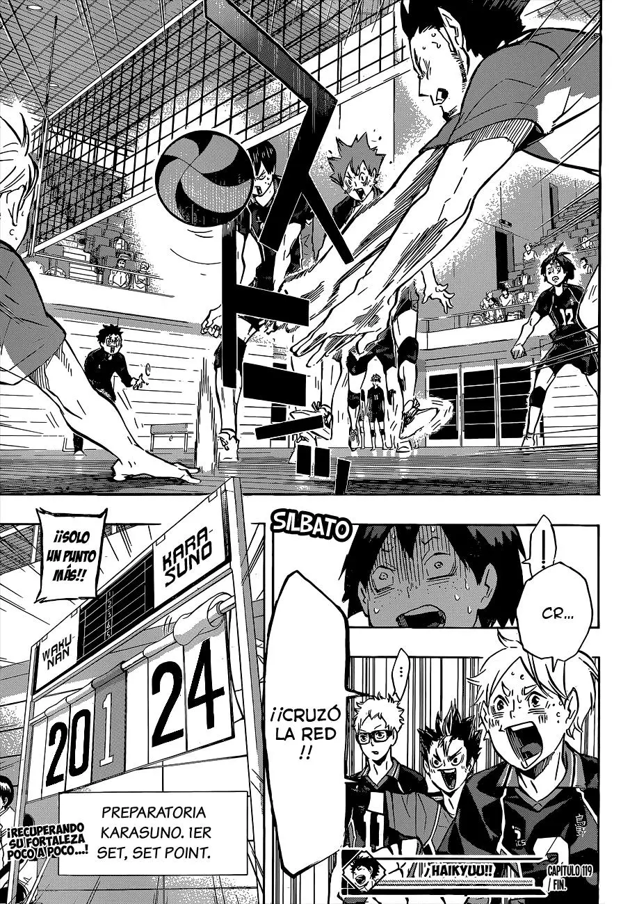 Haikyu!! capítulo 119, página 20