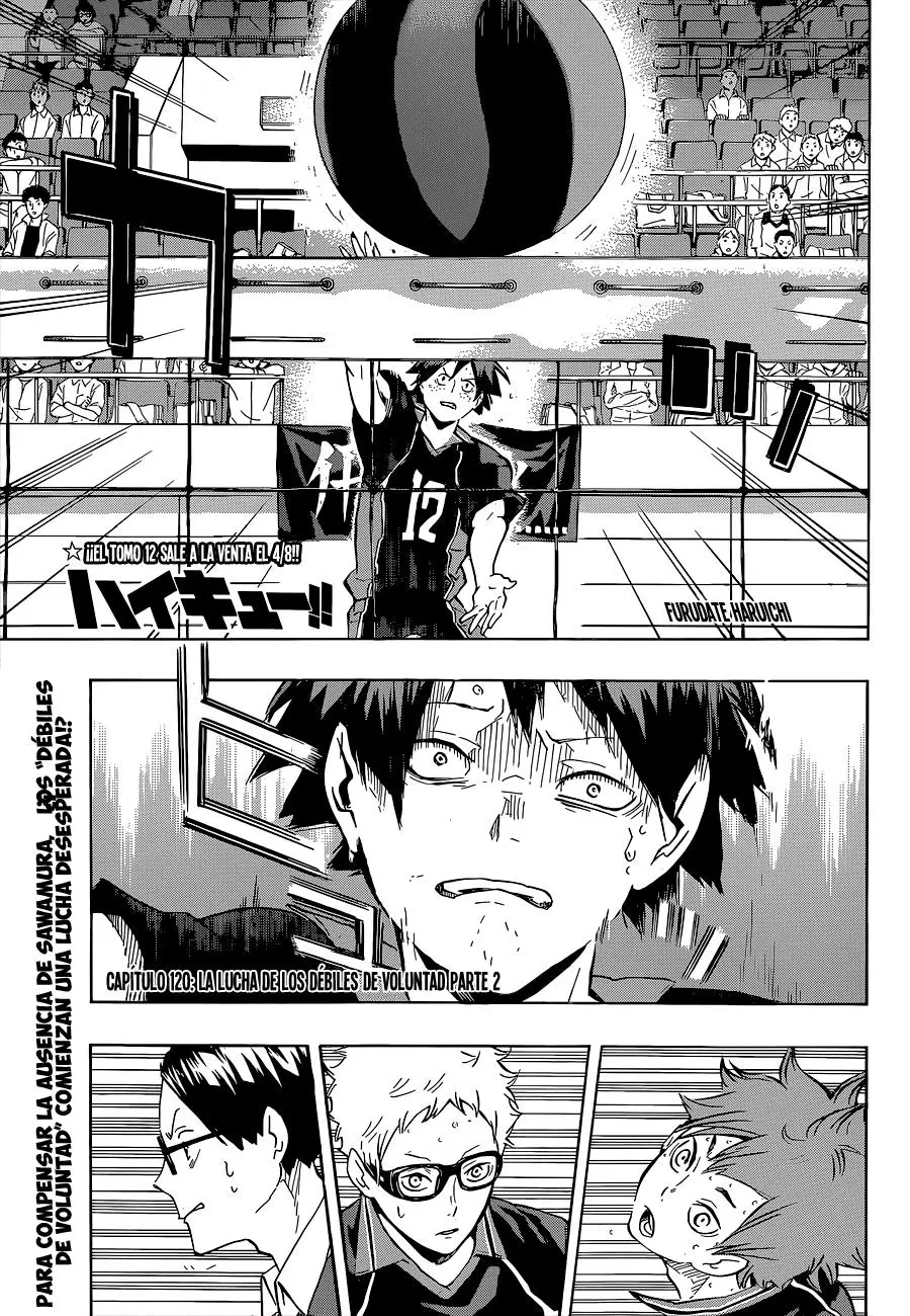Haikyu!! capítulo 120, página 2