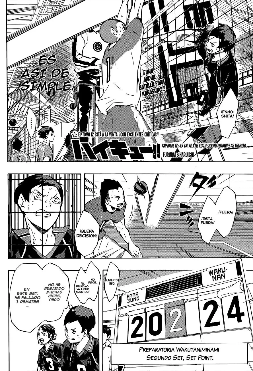 Haikyu!! capítulo 121, página 3