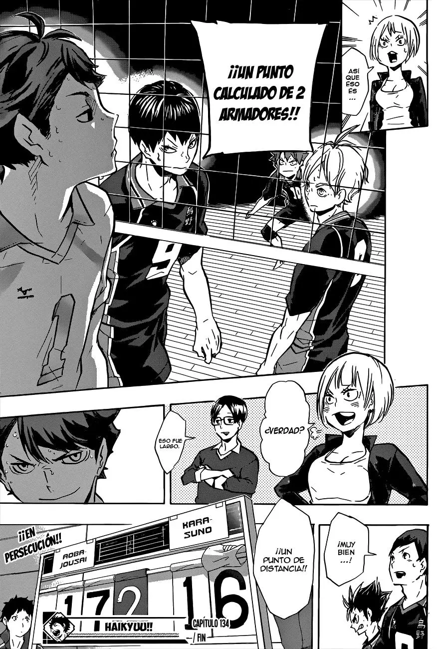 Haikyu!! capítulo 134, página 18
