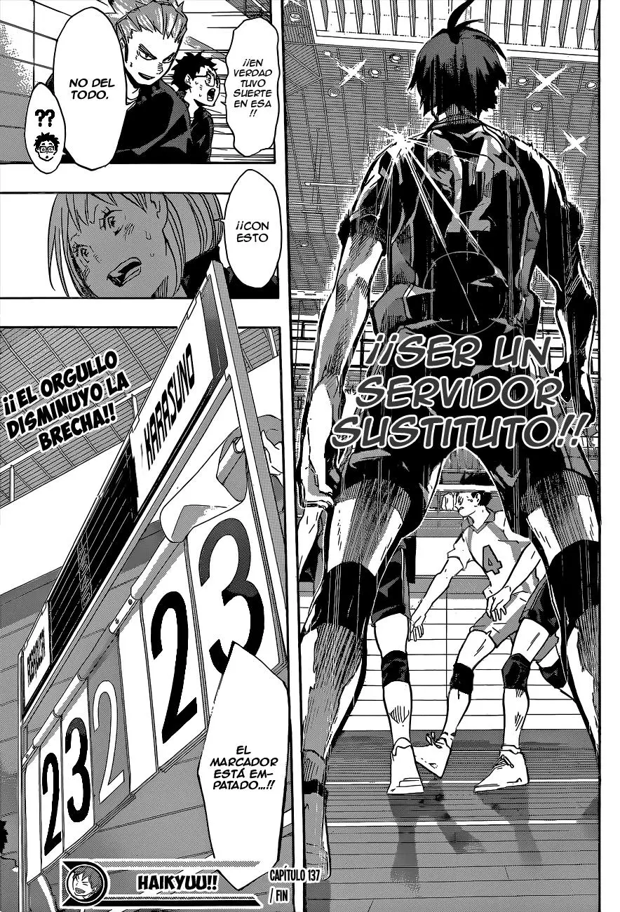 Haikyu!! capítulo 137, página 18