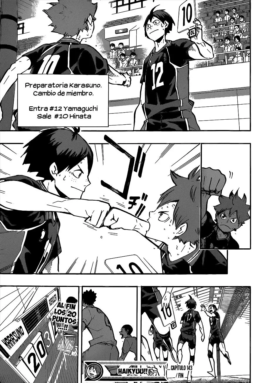 Haikyu!! capítulo 143, página 19
