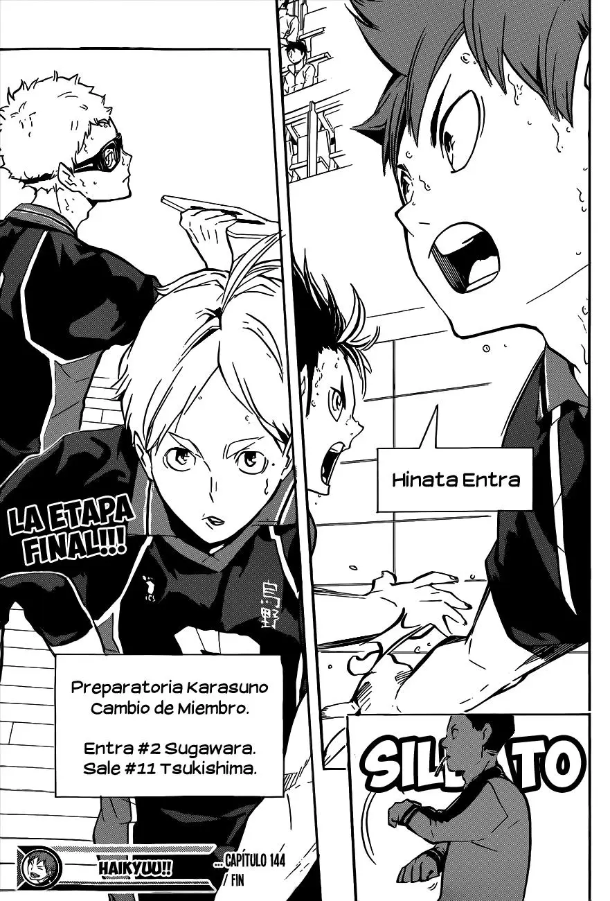 Haikyu!! capítulo 144, página 18