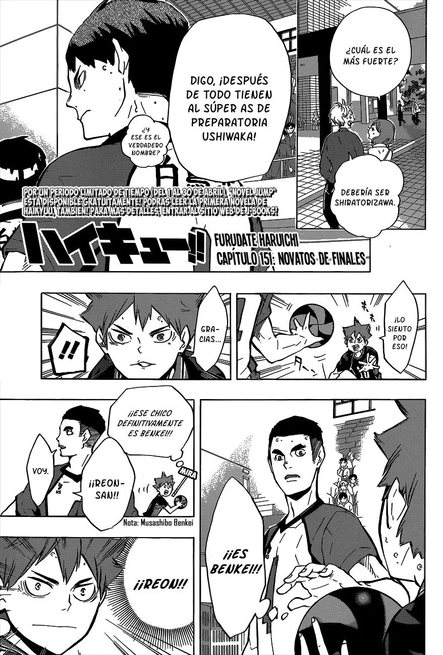 Haikyu!! capítulo 151, página 2