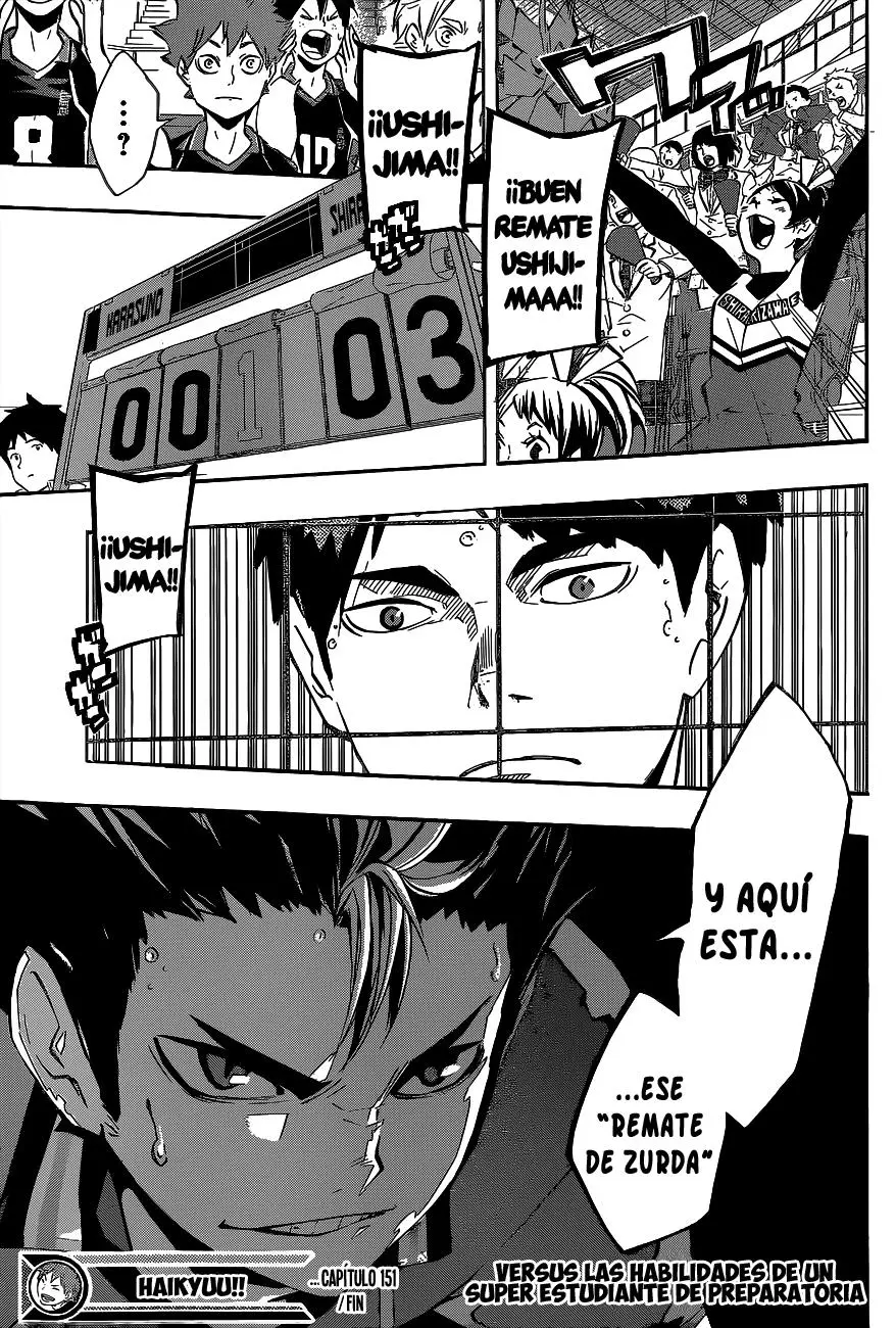 Haikyu!! capítulo 151, página 18