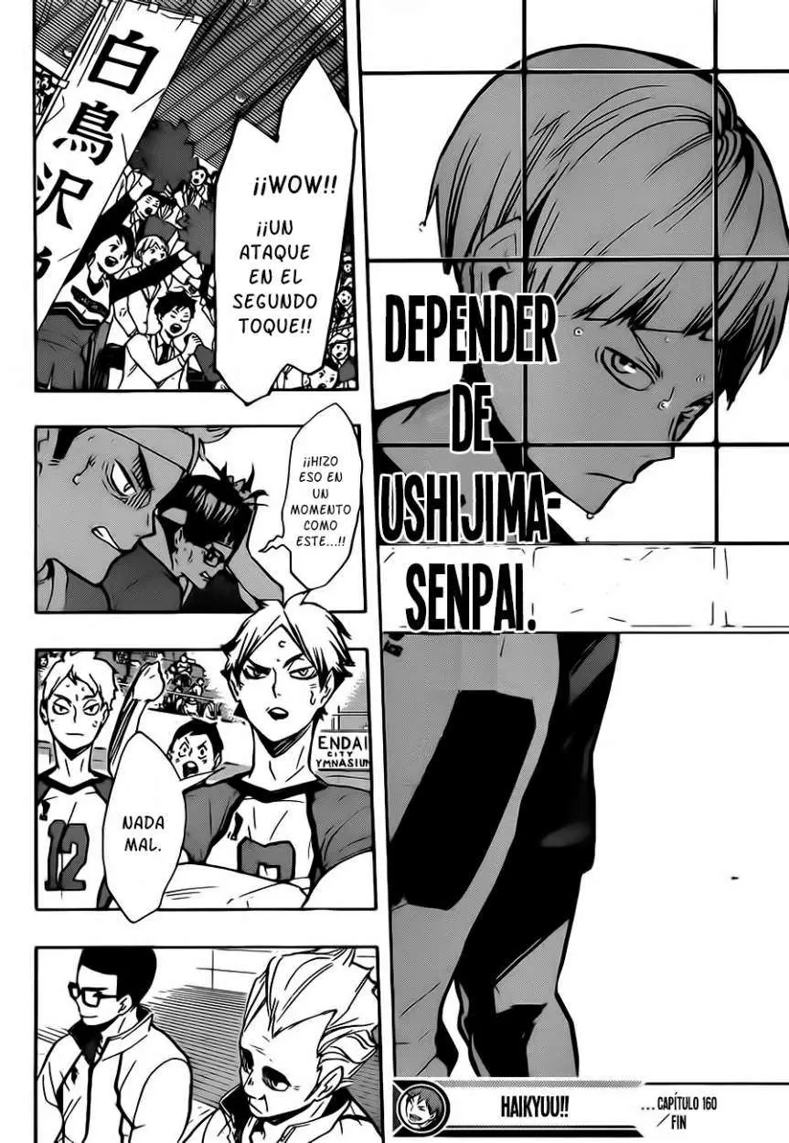 Haikyu!! capítulo 160, página 18