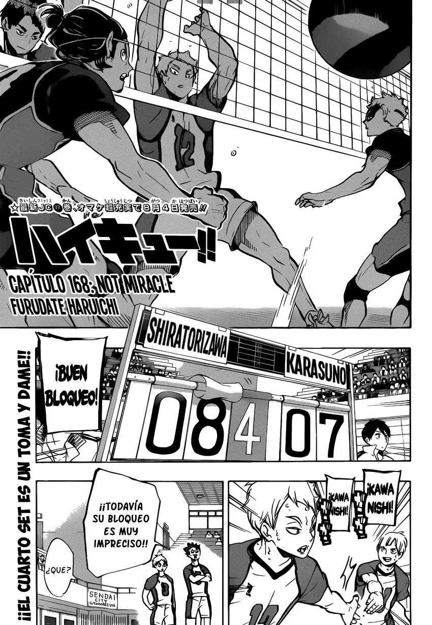 Haikyu!! capítulo 168, página 2